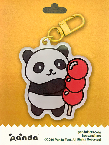 Foodie Panda Acrylic Keychain Collection
