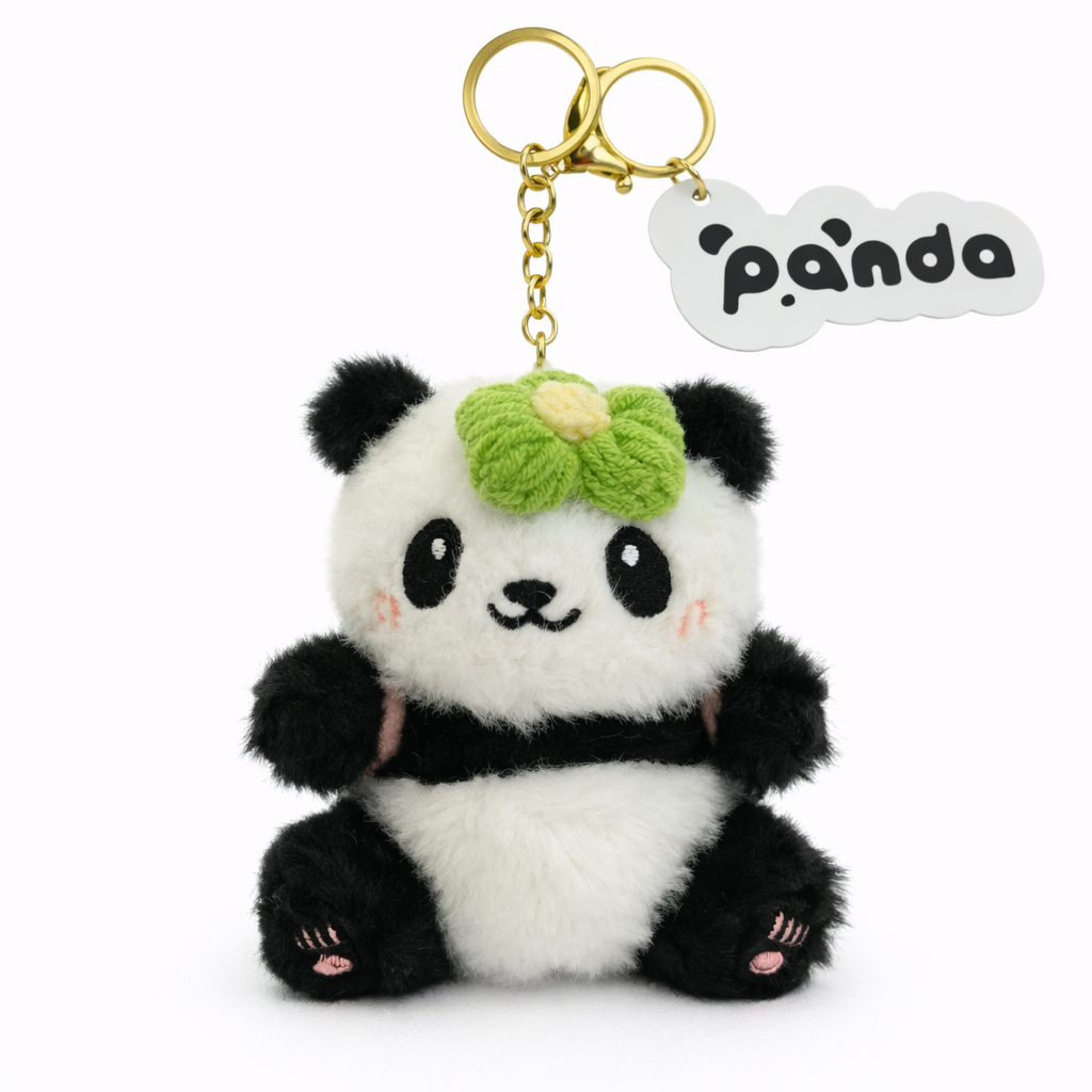 Panda. Shop Panda plush pendant with Flower backpack – HeyPanda