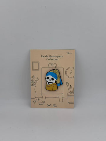 Hey Panda Masterpiece-Inspired Panda Enamel Pin Collection