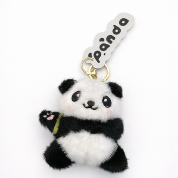 Avocado Panda Plush Pendant