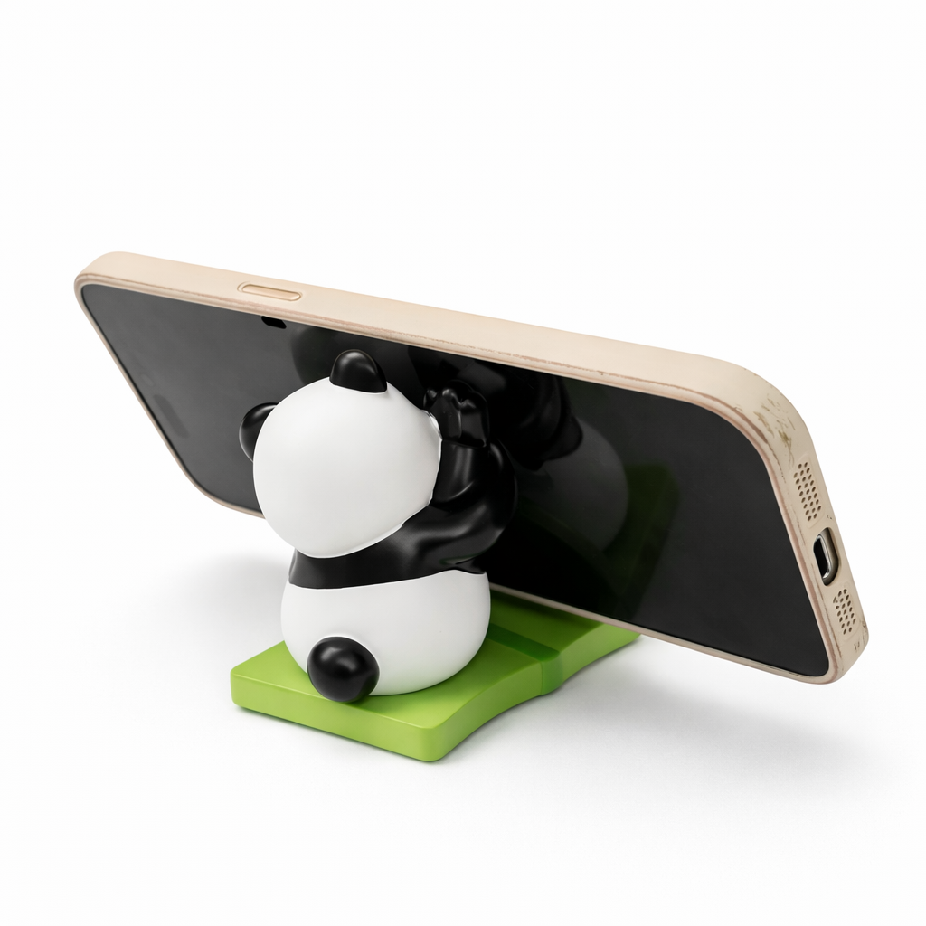 Panda Resin Phone Stand