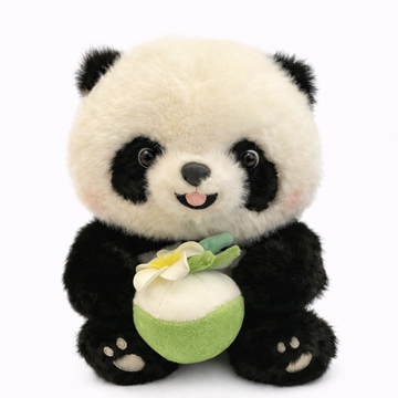 Panda Plush Toy with Coconut