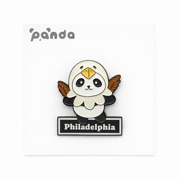Philadelphia Eagle Panda Pin