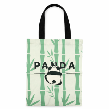 Panda Canvas Tote Bag
