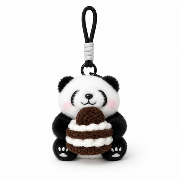 Dessert Panda Plush Keychain – Random Style