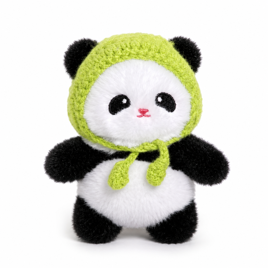 Hat Panda Plush Keychain – Cute Mini Panda Charm