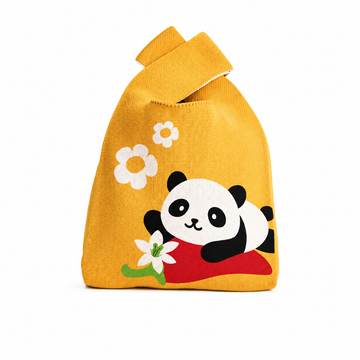2026 Phoenix Panda Knit Bag – Desert Bloom Souvenir Design