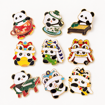 Chinese Theme Panda Magnet