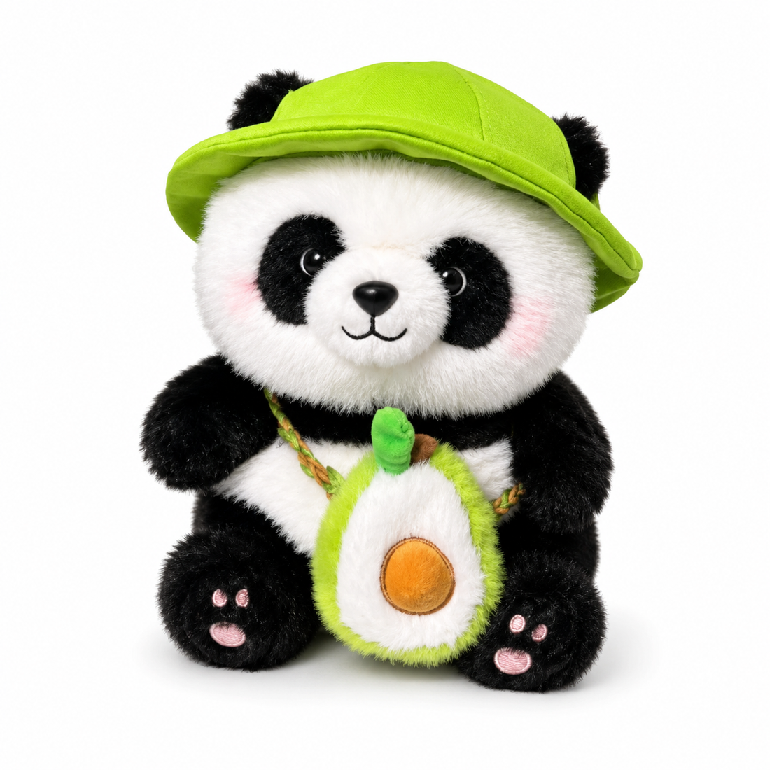 Fruit Hat Panda Plush Toy