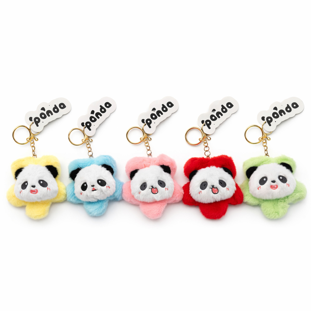 Star Panda Plush Pendant