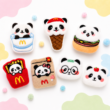 Plush Panda Theme Pin