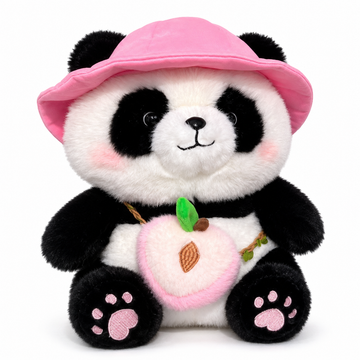 Fruit Hat Panda Plush Toy