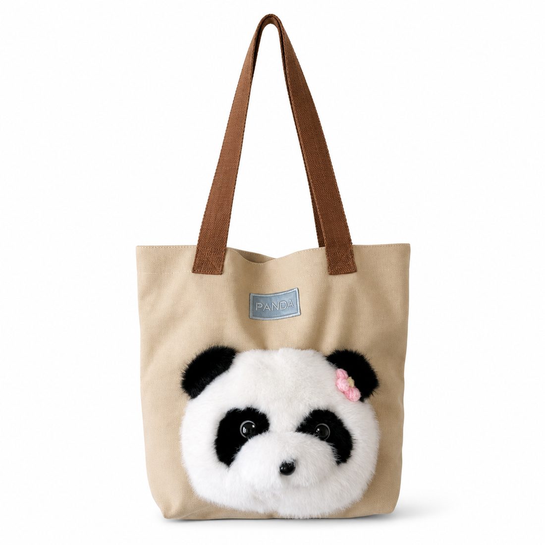 Panda Plush Tote Bag