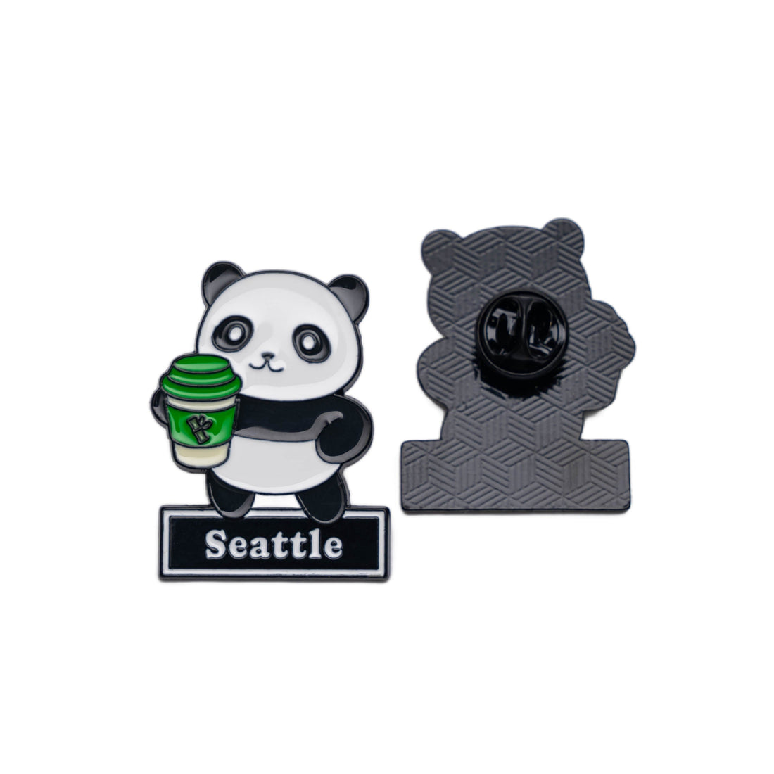 Seattle Coffee Panda Pin