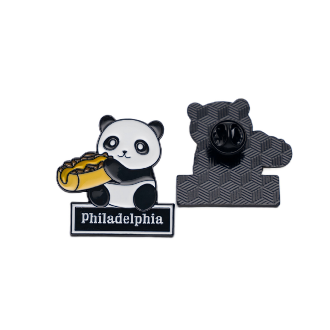 Philadelphia Cheesesteak Panda Pin