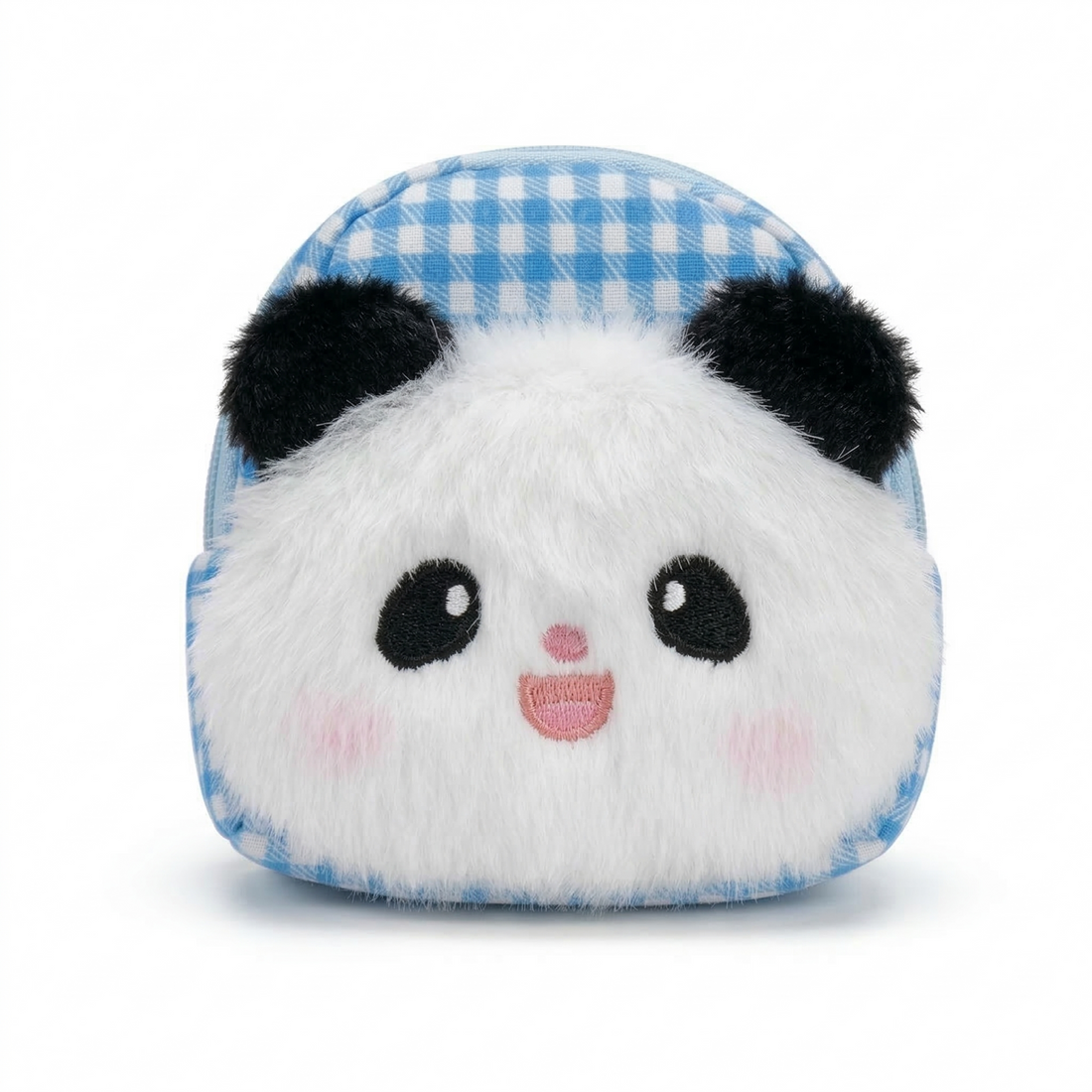 Cute Panda Plush Coin Purse Keychain – Mini Panda Zipper Pouch