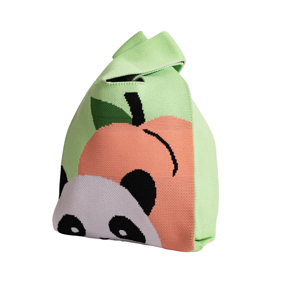 Atlanta Peach Panda Set – Tote & Pin