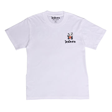 Atlanta Peach Panda T-Shirt – White