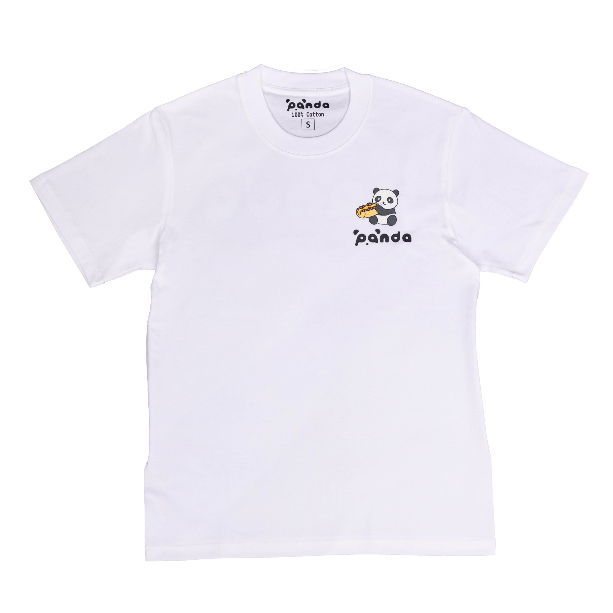 Philadelphia Cheesesteak Panda T-Shirt – White