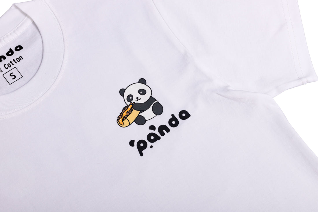 Philadelphia Cheesesteak Panda T-Shirt – White