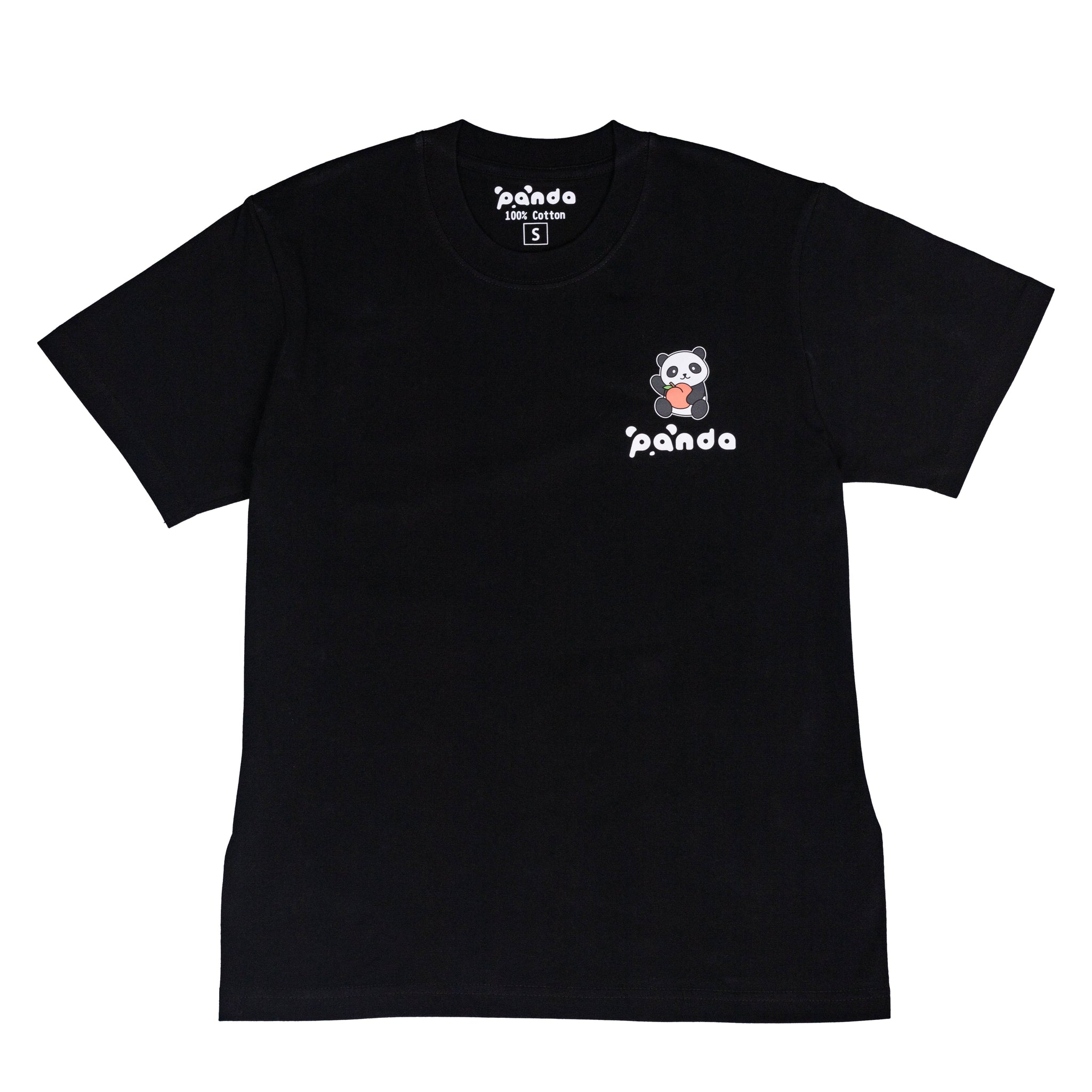 Atlanta Peach Panda T-Shirt – Black