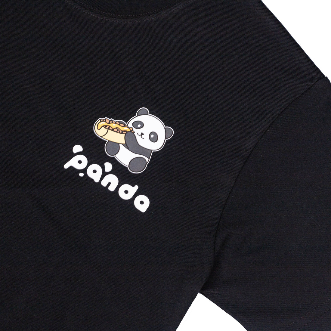 Philadelphia Cheesesteak Panda T-Shirt – Black