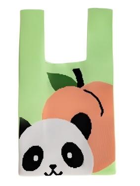 Atlanta Peach Panda Set – Tote & Pin