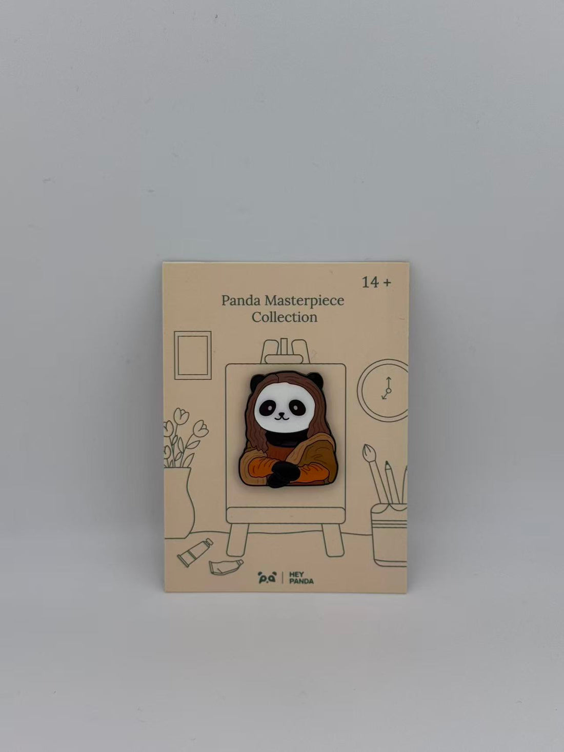 Hey Panda Masterpiece-Inspired Panda Enamel Pin Collection